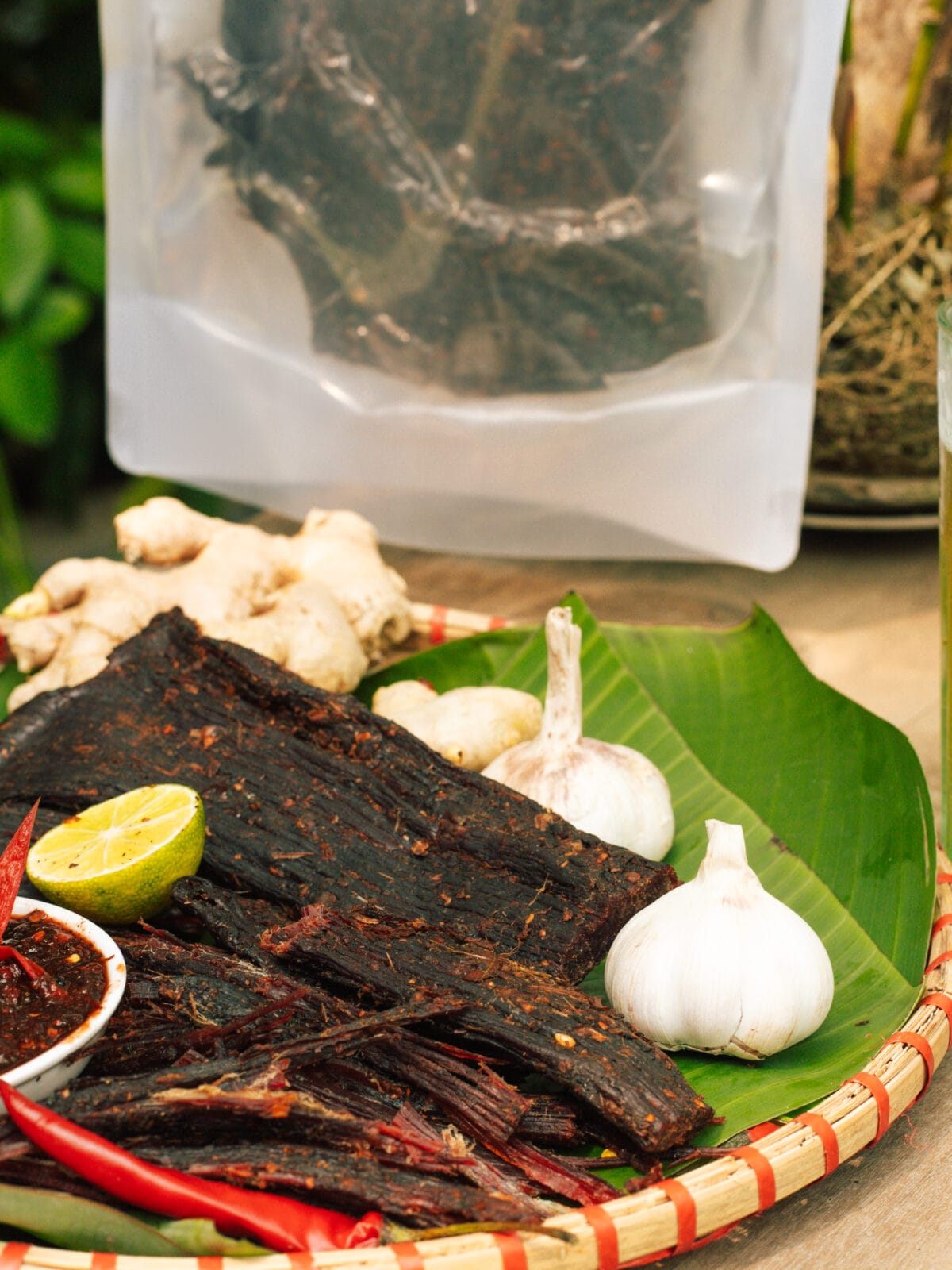 Thịt trâu gác bếp Tây Bắc