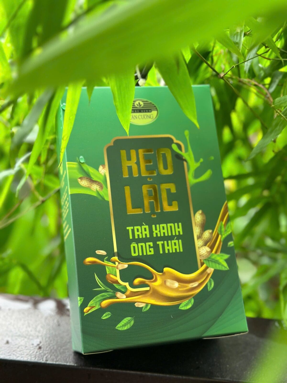 Kẹo Lạc Trà Xanh Ông Thái - Hộp 250g