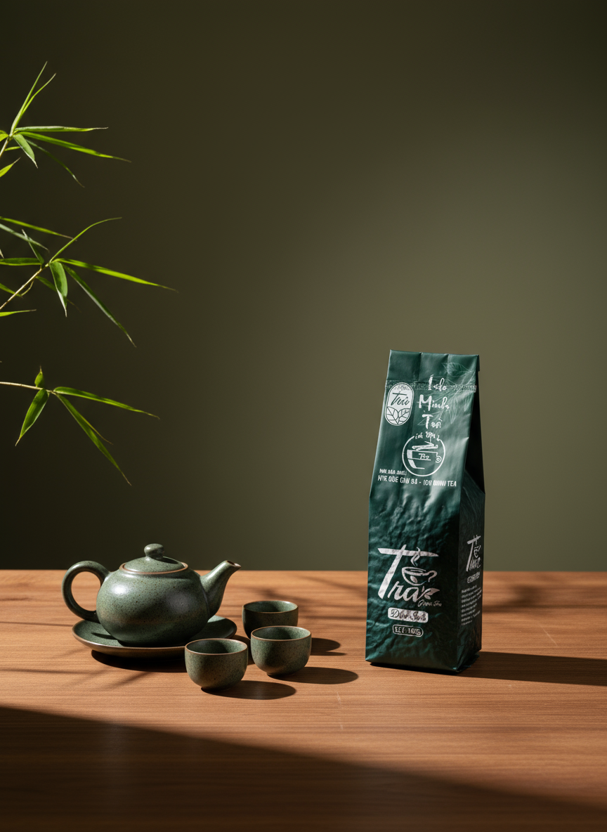 Trà Móc Câu Ích Minh 100g – Đặc Sản Trà Thái Nguyên Ngon Chuẩn Vị